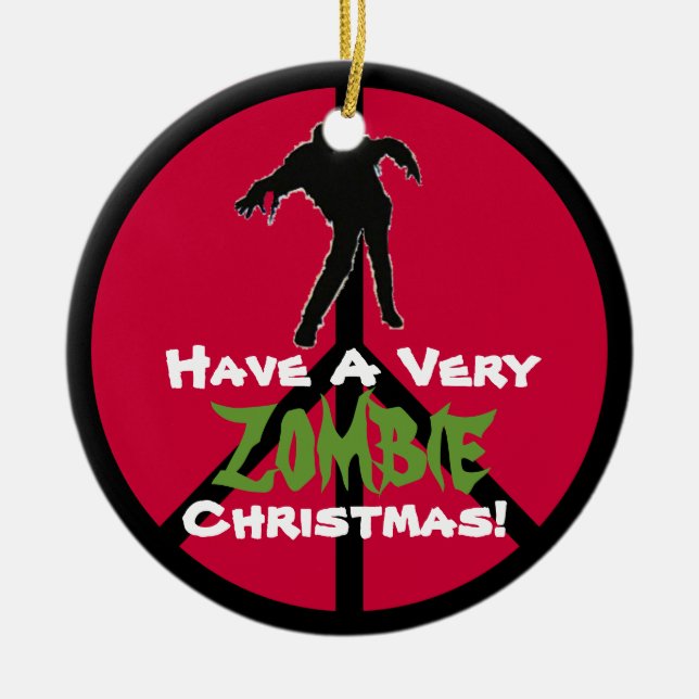 Ornement de Noël de ZOMBI (Devant)