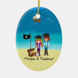Ornement de Noël des pirates