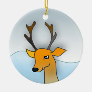 Ornement de Noël des rennes
