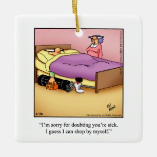 Ornement de Noël d'Humour de golf