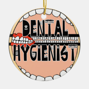 ORNEMENT DE NOËL D'HYGIÉNISTE DENTAIRE - DRÔLE