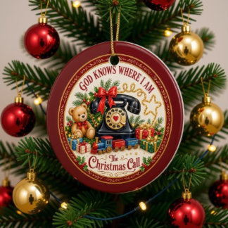 Ornement de Noël Dieu Sait
