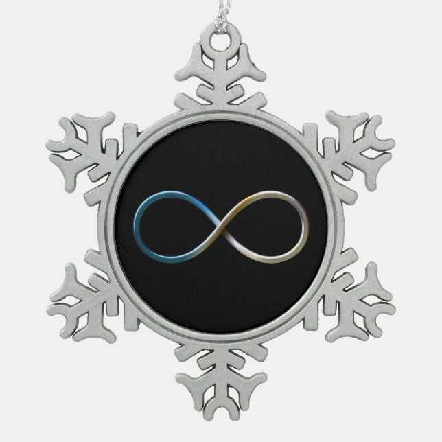 Ornement de Noël d'infini (Devant)