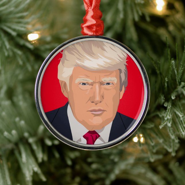Ornement de Noël DONALD TRUMP (Arbre)
