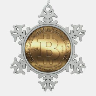 Ornement de Noël d'or de symbole de logo de