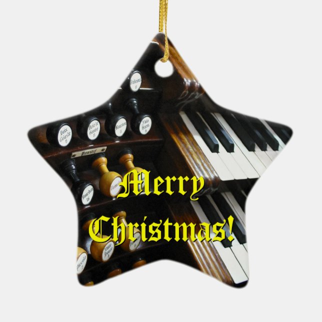 Ornement de Noël d'organe (Dos)