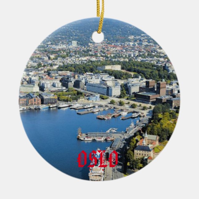 Ornement de Noël d'Oslo (Devant)