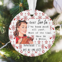 Ornement de Noël drôle Rétro Meilleure Amie Père N
