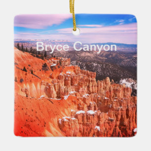 Ornement de Noël du canyon de Bryce