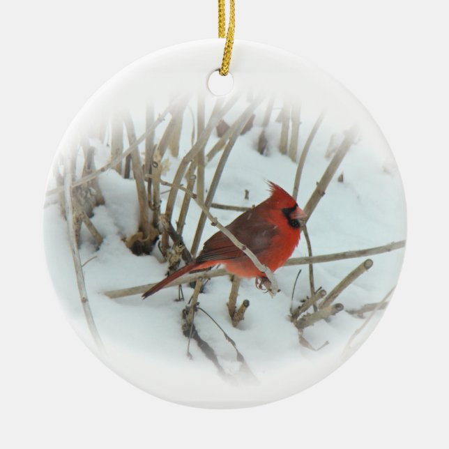 Ornement de Noël du cardinal oriental (Devant)