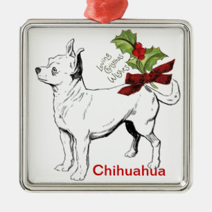 Ornement de Noël du Chihuahua