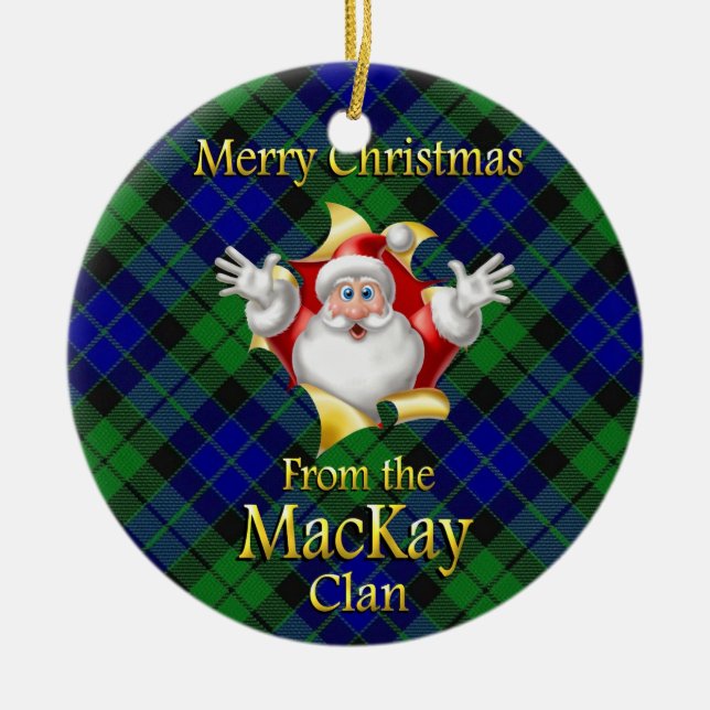 Ornement de Noël du Clan MacKay écossais (Devant)