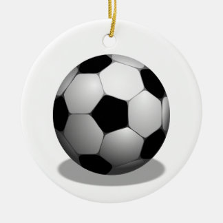 Ornement de Noël du football