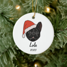 Ornement de Noël du Français Noir