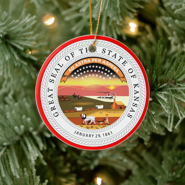 Ornement de Noël du Kansas* (Arbre)