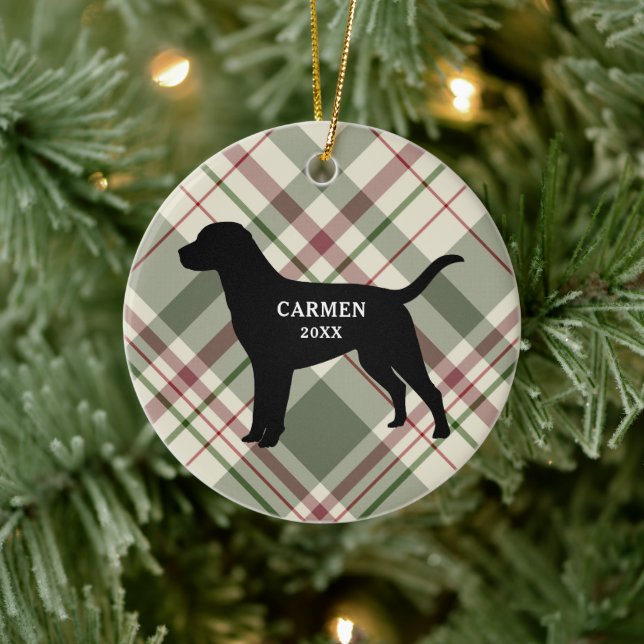 Ornement de Noël du Labrador Retriever (Arbre)