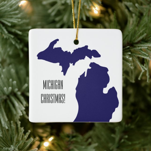 Ornement de Noël du Michigan (Arbre)