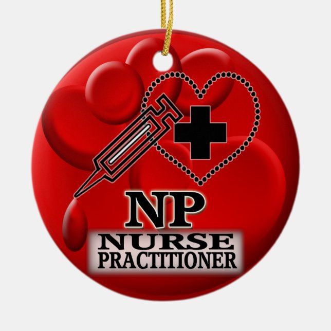 ORNEMENT DE NOËL DU NP DE SANG - PRATICIENNE (Devant)