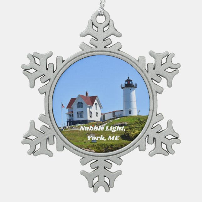 Ornement de Noël du phare de Nubble (Devant)