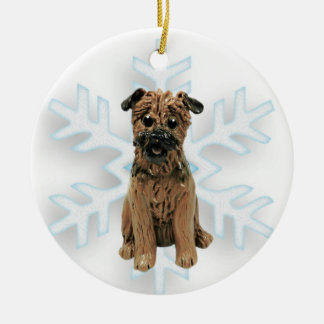 Ornement de Noël du Terrier frontalier