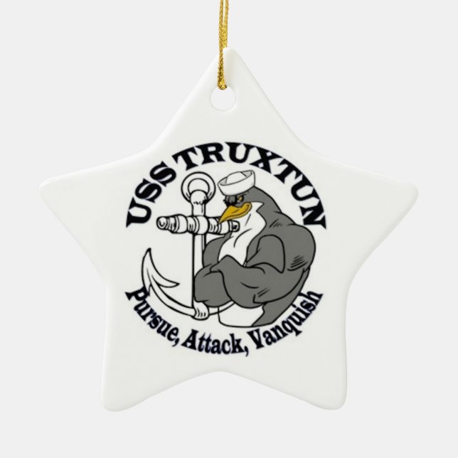 Ornement de Noël d'USS TRUXTUN (Devant)