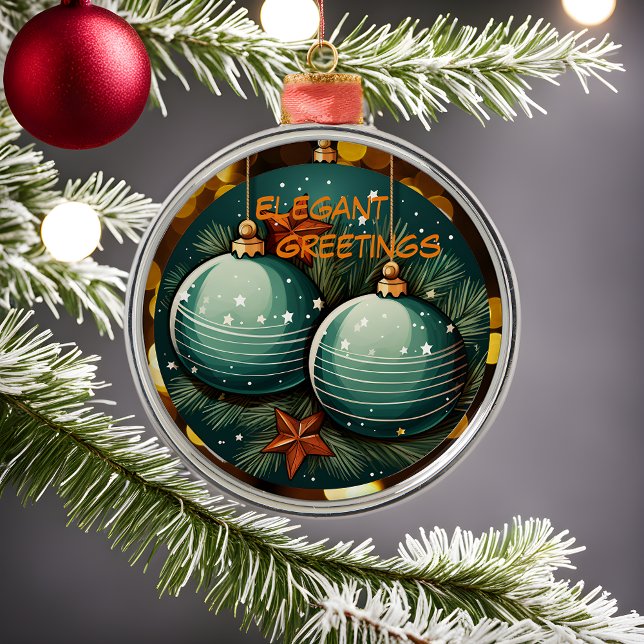 Ornement de Noël élégant (Créateur téléchargé)