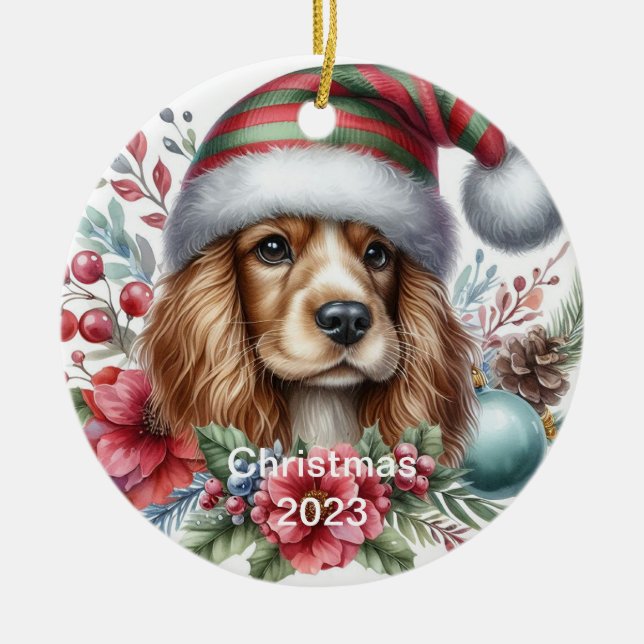 Ornement de Noël en Espagne (Devant)