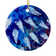 Ornement de Noël en Skyburst Design