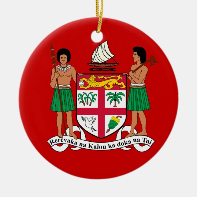 Ornement de Noël FIJI* (Devant)
