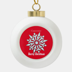Ornement de Noël Flocon de Neige Thunder_Cove