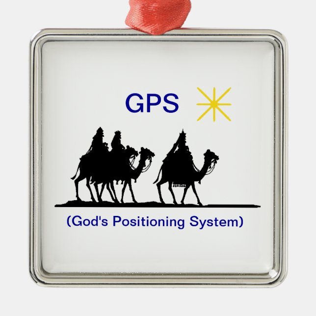 Ornement de Noël GPS (Devant)