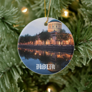 Ornement de Noël Irlande de Dublin
