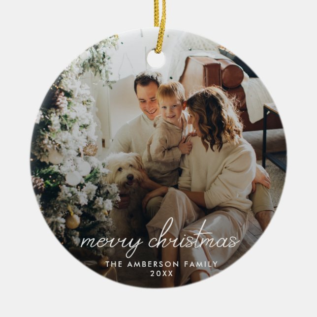 Ornement de Noël Joyeux (Devant)