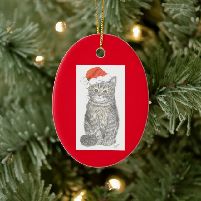 Ornement de Noël Kitten (Arbre)