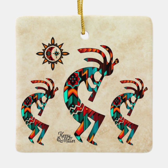 Ornement de Noël Kokopelli (Devant)