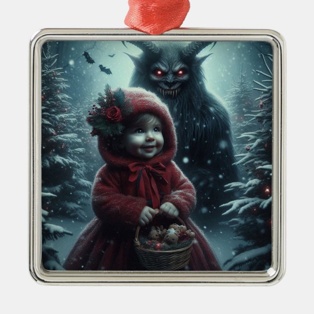 Ornement de Noël Krampus (Devant)
