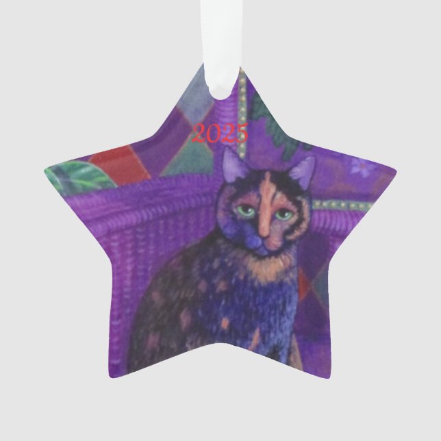 Ornement de Noël Meowy 2025 (devant)