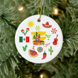 Ornement de Noël mexicain coloré