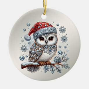 Ornement de Noël Owl