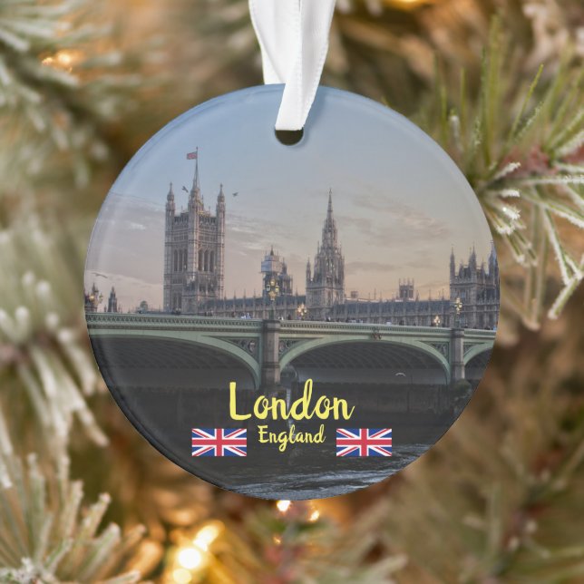 Ornement de Noël Panoramique à Londres (Arbre)