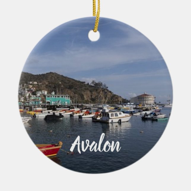 Ornement de Noël Panoramique Avalon (Devant)