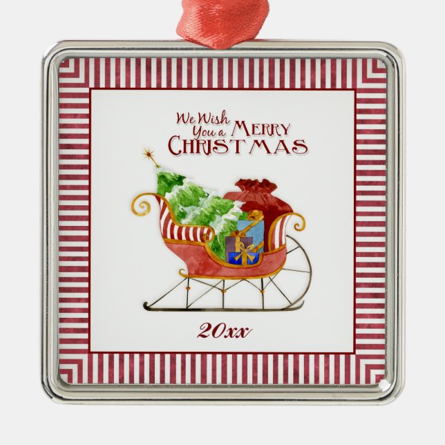 Ornement de Noël Père Noël (Devant)