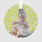 Ornement de Noël personnalisé à double face