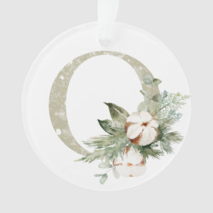 Ornement de Noël personnalisé avec vos initiales