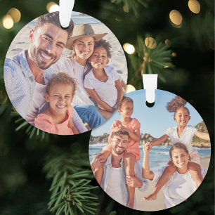 Ornement de Noël personnalisé pour famille avec de