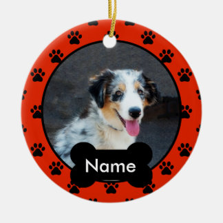 Ornement de Noël personnalisé pour votre chien