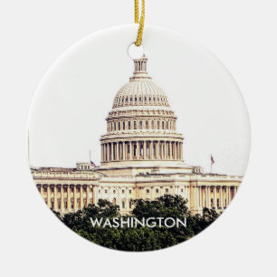 Ornement de Noël Pittoresque à Washington DC