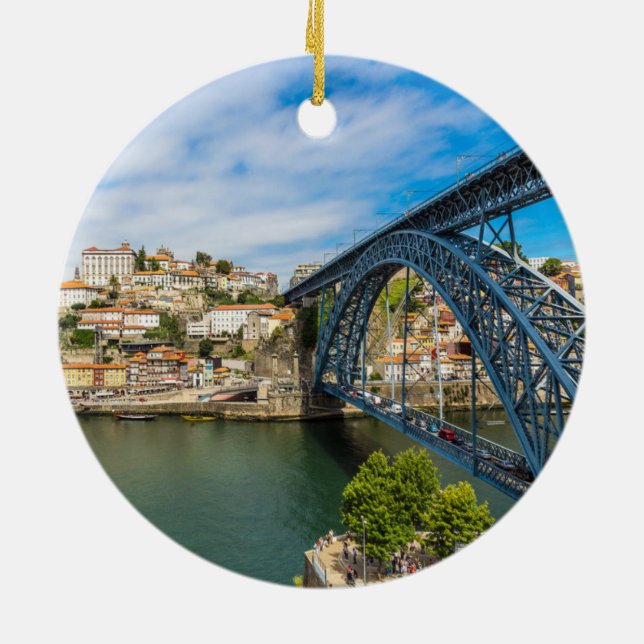 Ornement de Noël Pittoresque Porto (Dos)