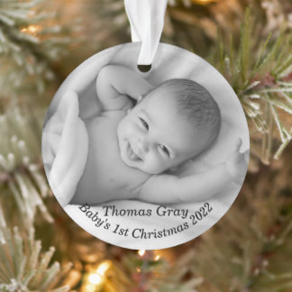 Ornement de Noël pour bébé
