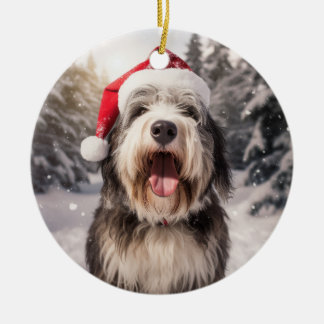 Ornement de Noël pour chien de garde polonais